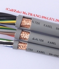 Hình ảnh: Cáp điều khiển lõi đồng nhuyễn, bọc lưới đồng chống nhiễu Altek Kabel