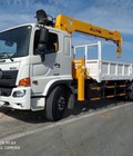 Hình ảnh: Hino cẩu 15 Tấn, 3 chân 2 cầu thật trả góp 80%