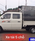 Hình ảnh: Xe tải CABIN Kép 660kg thùng khung mui