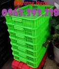 Hình ảnh: Sọt đựng hàng trong siêu thị, sọt rỗng cao 10, sóng nhựa HS010