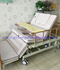 Hình ảnh: Giường bệnh đa năng MKC Medical ốp gỗ 4 tay quay 12 chức năng