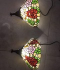 Hình ảnh: Đèn Tiffany ốp tường họa tiết hoa nho