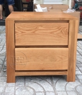 Hình ảnh: Tủ đầu giường gỗ sồi 2 ngăn kéo TOP-1611