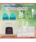 Hình ảnh: Combo Máy Hâm sữa Và Tiệt trùng bằng hơi nước 7 chức năng Mum s Care