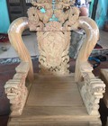 Hình ảnh: Bộ bàn ghế giả cổ rồng bát tiên gỗ cẩm vàng