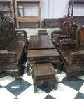 Hình ảnh: Bộ bàn ghế tần thủy hoàng gỗ m.un đuôi công