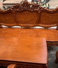 Hình ảnh: Bộ bàn ghế kiểu louis pháp gỗ g.õ đỏ