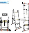 Hình ảnh: Thang nhôm rút chữ A cao cấp JUMBO A190