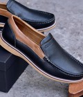 Hình ảnh: Giày lười da nam công sở đẹp màu đen Thailand Shop
