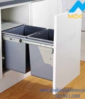 Hình ảnh: Thùng rác phân loại gắn cánh âm tủ BL300 