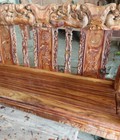 Hình ảnh: Bộ bàn ghế chạm đào gỗ TỰ NHIÊN tay 12 giá rẻ hiện nay