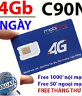 Hình ảnh: Sim 4G 10 số Mobifone c90n data cực khủng tặng 120gb/tháng miễn phí 4300 phút gọi/tháng.