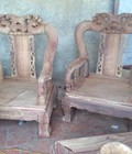 Hình ảnh: Bộ bàn ghế phòng khách trạm chim đào gỗ hư.ơng vân