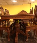 Hình ảnh: Bộ bàn ăn 08 ghế gỗ tự nhiên cao cấp giá rẻ