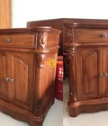 Hình ảnh: Tủ đầu giường 2 cánh gỗ tự nhiên cao cấp giá tại xưởng