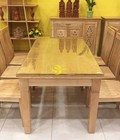 Hình ảnh: Bàn ăn gỗ tự nhiên cao cấp chữ nhật 6 ghế – giá rẻ 