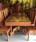 Hình ảnh: Bộ bàn ăn  8 ghế hoàng gia chân nghê VIP