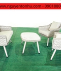 Hình ảnh: Bộ sofa nhựa mây 5 món hàng xuất khẩu