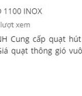 Hình ảnh: Gía quạt thông gió vuông 1100 inox