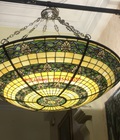 Hình ảnh: Đèn Trần Tiffany Hoạ Tiết Hoa Hồng.