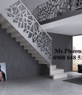 Hình ảnh: Cầu thang cắt CNC nghệ thuật, sơn tĩnh điện bền, đẹp 2020