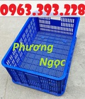 Hình ảnh: Sọt nhựa rỗng cao 25, sóng nhựa HS014, sọt đựng nông sản