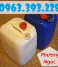 Hình ảnh: Can 30L đựng hóa chất, can vuông 30 Lít, can nhựa HDPE