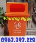 Hình ảnh: Thùng rác nắp hở, thùng rác 90 Lít cửa ngang, thùng rác công nghiệp