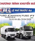 Hình ảnh: Tặng 100% Lệ phí trước bạ khi mua xe Mitsubishi Fuso Canter 4.99. Thùng dài 4,5 m. Tải trọng 2150 Kg