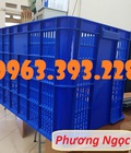 Hình ảnh: Sọt nhựa rỗng cao 39, sóng nhựa hở HS005, sọt nhựa công nghiệp đựng hàng