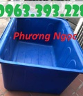 Hình ảnh: Thùng nhựa chữ nhật nuôi cá, thùng nhựa công nghiệp, thùng dung tích lớn