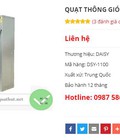 Hình ảnh: Quạt thông gió vuông 1100mm Inox