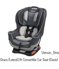 Hình ảnh: Ghế ngồi ô tô trẻ em Graco Extend2Fit Convertible Davis 2015