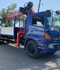 Hình ảnh: Hino FM, 3 chân 2 cầu thật, cẩu 7 tấn 6 khúc