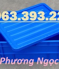 Hình ảnh: Thùng nhựa đặc B8 có nắp, hộp nhựa B8, khay nhựa đựng đồ
