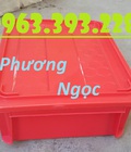 Hình ảnh: Thùng nhựa đặc B7 có nắp, hộp nhựa cơ khí, khay nhựa đặc