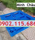 Hình ảnh: Pallet nhựa hà nội, pallet nhựa giá rẻ, pallet nhựa 1200 x 1000 x 150mm, pallet nhựa nâng thùng phuy,