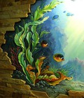 Hình ảnh: Vẽ tranh tường mọi nhà