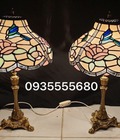 Hình ảnh: Đèn tiffany họa tiết hoa sen xuất xứ Đức