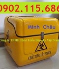 Hình ảnh: Thùng chở chất thải lây nhiễm, thùng chở hàng y tế, thùng vận chuyển chất thải lây nhiễm, thùng chở rác thải bệnh viện,