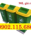 Hình ảnh: Thùng rác nhựa 90l nắp lật, thùng rác nhựa 90l nắp bập bênh, thùng rác công cộng 90l, thùng rác nhựa 90l giá rẻ,