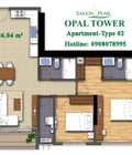 Hình ảnh: Bán căn hộ Opal Tower Saigon Pearl, Q Bình Thạnh, 2pn, 2wc dt 86m2, 90m2, 95m2 view sông Sài Gòn.