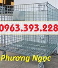 Hình ảnh: Xe đẩy lồng, lồng sắt chứa hàng, lồng lưới có bánh xe