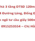 Hình ảnh: Cho thuê nhà 3 tầng tại 1194 Đường Láng, Đống Đa, cách ngã tư cầu giấy 500m. DTSD 120m. 12tr/th. Lh:0915253554.