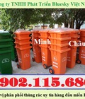 Hình ảnh: Thùng rác nhựa 120l nắp kín, thùng rác nhựa 120l 2 bánh xe, thùng rác công cộng 120l, thùng rác nhựa 120l giá rẻ,