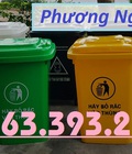 Hình ảnh: Thùng rác 60L nắp kín, thùng rác nhựa HDPE, thùng rác công cộng