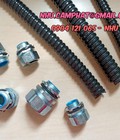 Hình ảnh: Ống ruột gà lõi thép. Ống ruột gà tráng kẽm bọc nhựa PVC.