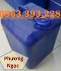 Hình ảnh: Can nhựa vuông đựng hóa chất, can nhựa HDPE 20L, can vuông 20 Lít vuông xanh