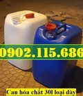 Hình ảnh: Can nhựa 30l, can nhựa có nắp chống tràn, can nhựa có nắp chống chiết rót, can nhựa đựng hóa chất, can nhựa đựng axit,