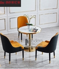 Hình ảnh: Bộ Bàn Ghế Tiếp Khách Showroom TE1526 Sala Chân Xi Vàng Hcm